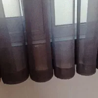 پرده حریر دو رنگ هست درحد نو