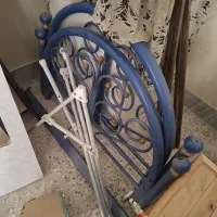 تخت فلزی تک نفره با کفی