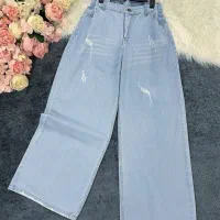 شلوار بگ رنگ یخی سایز ۴۸