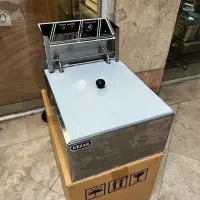 سرخکن رومیزی برقی ۶ لیتری سزار تک لگن و دو لگن