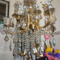 لوستر 9شاخه و11شعله ولوستر اتاق خواب|لوستر و چراغ آویز|مشگین شهر, |دیوار