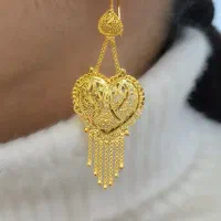 گوشواره های کشمیری نقره با آبکاری طلا|جواهرات|ایرانشهر, |دیوار