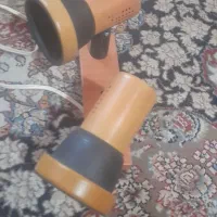 لوستر فن کوچیک درب کوچیک توری پایه لامپ|لوستر و چراغ آویز|کرمانشاه, |دیوار