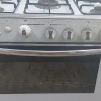 گاز ۵ شعله فردار دو عدد جوجه گردان سالم و تمیز|اجاق گاز و لوازم برقی پختوپز|حبیب آباد, |دیوار