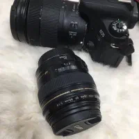 دوربین n7713-18  و لنز canon 85 f.8 fix|دوربین عکاسی و فیلم‌برداری|زاهدان, |دیوار