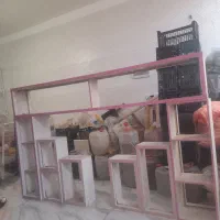 ویترین مغازه با باکس‌های ال‌ای‌دی