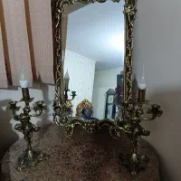 اینه شمدان قدیمی به قیمت مناسب|آینه|سهند, |دیوار