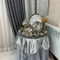 میزخاطره با ظروف و دکوری مسی