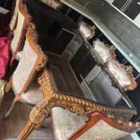 میز نهارخوری چوب گردو ۸ نفره