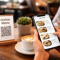 طراحی منوی دیجیتال کافه و رستوران با QR Code