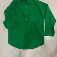 شومیز بیسیک سبز زارا