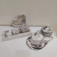 سه تیکه جنس سنگ مصنوعی نونو اکبند|صنایع دستی و سایر لوازم تزئینی|کرج, شهرک فهمیده|دیوار