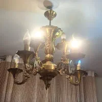 یک جفت لوستر برنز شیک