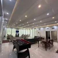 باغ ویلای جنگلی تاج دارای ایرهاکی و فوتبال دستی|اجارهٔ کوتاهمدت ویلا و باغ|شهریار, شهریار|دیوار