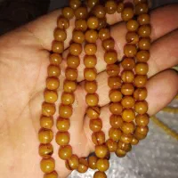 دوتاتسبیح کهربا بودار