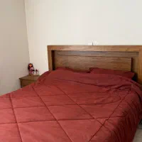 تخت خواب دو نفره شیک و محکم نو نو|تخت و سرویس خواب|اندیشه, اندیشه فاز ۳|دیوار
