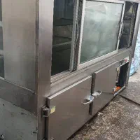 ویترین یخچال دار استیل شیشه گرد فریدونی|فروشگاه و مغازه|رشت, نامجو|دیوار