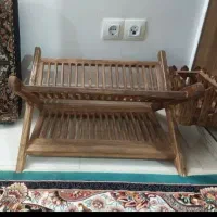 استند ظروف چوبی