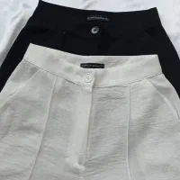 ست کراپ و شلوار لینن ترک پک ده عددی