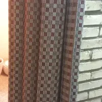 پرده طرح حصیری