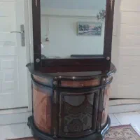 آینه کنسول چوبی