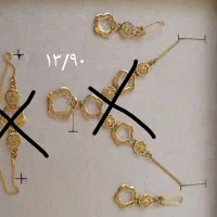 گوشواره طلا فقط ۳درصد نونو