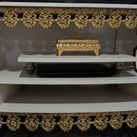 بوفه. آیینه شمعدان .ساعت ایستاده . میز تلویزیون|بوفه، ویترین، کنسول|قیدار, |دیوار