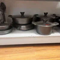 سرویس قابلمه جنس عالی قیمت مناسب قبل|ظروف پختوپز|گنبد کاووس, |دیوار