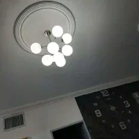 دو عدد لامپ ۸شعله مدل مولکولی به همراه لامپ