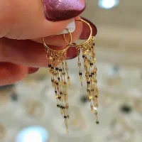 گوشواره طلا آبشاری|جواهرات|اهواز, ۳۰ متری|دیوار