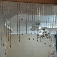 یک جفت پرده کریستالی