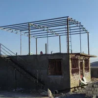 اجرای سقف شیروانی ونبشی کشی