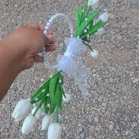 دسته گل عروس|گل مصنوعی|یزد, |دیوار