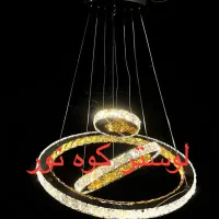 لوستر کهکشانی مدرن دو طرف کریستالی گرد ۵۰-۳۰-۱۵