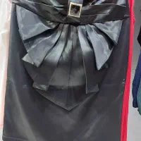 دامن مجلسی ساتن کوتاه