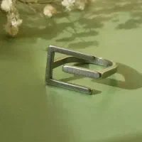 انگشتر استیل رنگ ثابت