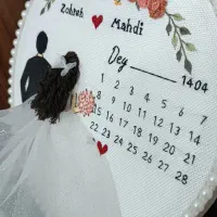 دوخت انواع دیوارکوب گلدوزی با دست