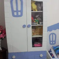 تخت وکمد کودک مدل کلبه|تخت و سرویس خواب|قوچان, |دیوار