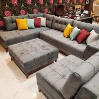 مبل،مبلمان راحتی ال کاژو ۷ نفره + پاف نقد،اقساط