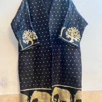 مانتو مجلسی با پارچه ی اصل هندی