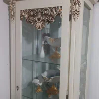 بوفه چوبی کاملا سالم|بوفه، ویترین، کنسول|اقبالیه, |دیوار