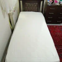 تخت خواب یک نفره با تشک رویا کاملا نو