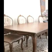 میز ناهار خوری ۸ نفره|میز و صندلی غذاخوری|شبستر, |دیوار