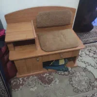 میز تلفن همراه با کمد و کشو