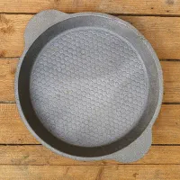 ماهیتابه چدن اصل کف لونه زنبوری مشکی سنگین