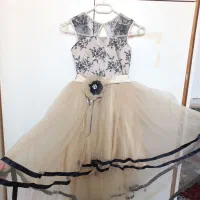 دخترانه پیراهن مجلسی دخترانه  نو