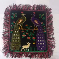 تابلو فرش قدیمی دستبافت اندازه 42×47