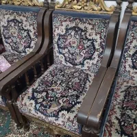 مبل قالی شیش نفره با چهار میز عسلی