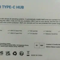 هاب ۱۲ پورت typec اکبند|قطعات و لوازم جانبی رایانه|رشت, پاستوریزه|دیوار