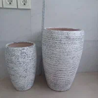 گلدان سفالی|گل و گیاه طبیعی|رشت, شهرک صبا|دیوار